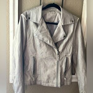 Max Studio faux Leather Moto jacket